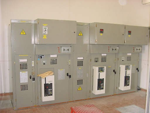 Distribution Switchboard with Medium Voltage Electrical Substation